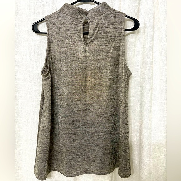Ann Taylor Gold Tank Top Size Small - Picture 2 of 6